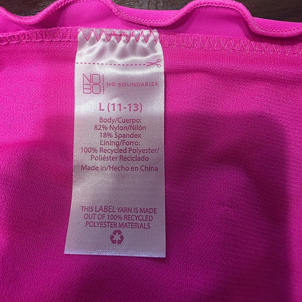 No Boundaries Hot Pink Swimwear - Picture 2 of 6